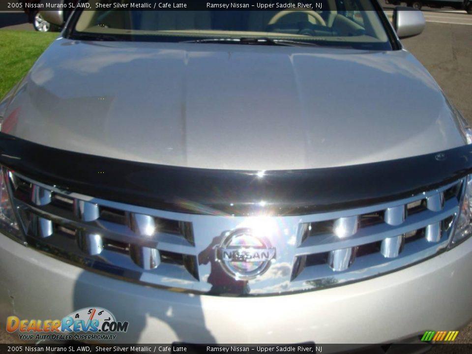 2005 Nissan Murano SL AWD Sheer Silver Metallic / Cafe Latte Photo #15