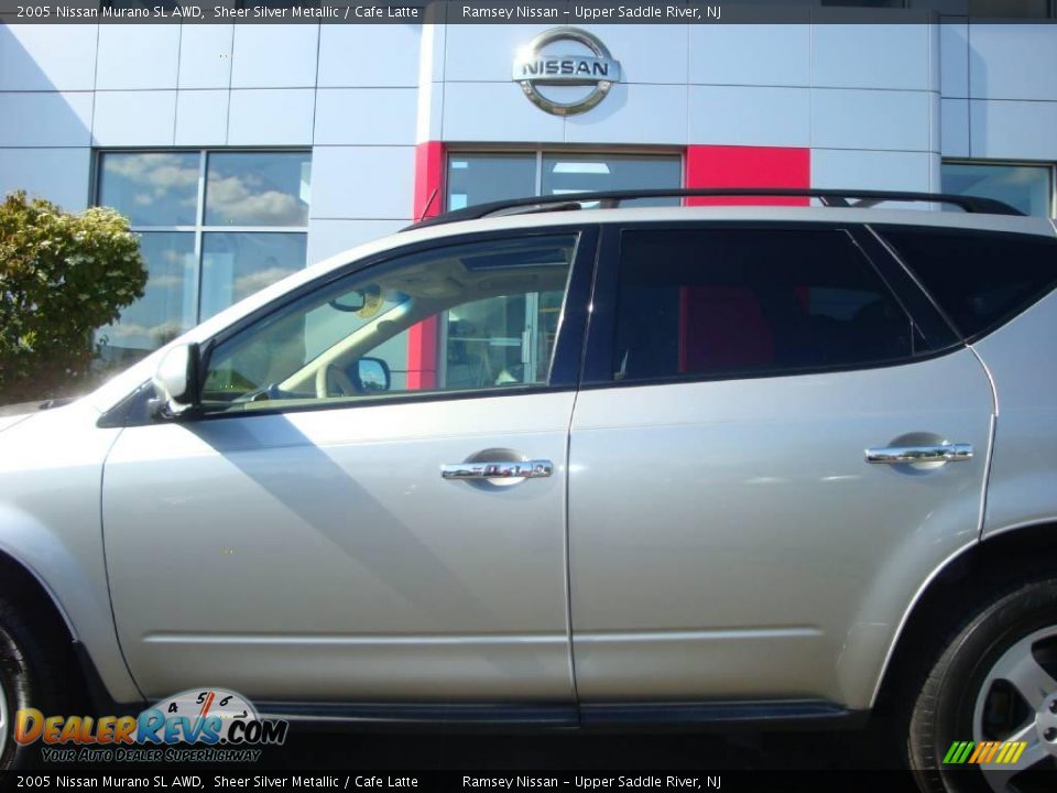 2005 Nissan Murano SL AWD Sheer Silver Metallic / Cafe Latte Photo #17