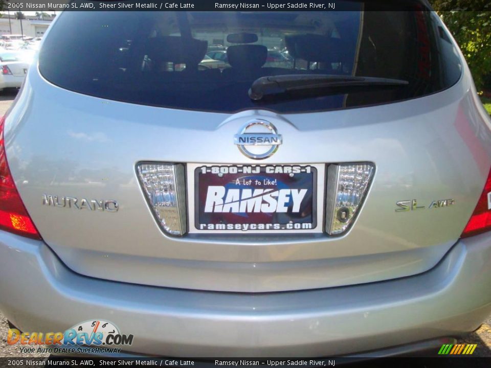 2005 Nissan Murano SL AWD Sheer Silver Metallic / Cafe Latte Photo #19