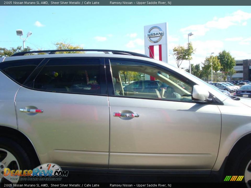 2005 Nissan Murano SL AWD Sheer Silver Metallic / Cafe Latte Photo #21