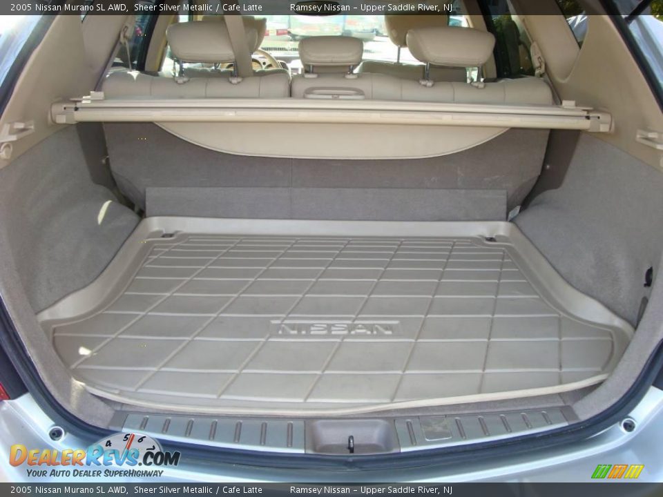 2005 Nissan Murano SL AWD Sheer Silver Metallic / Cafe Latte Photo #29