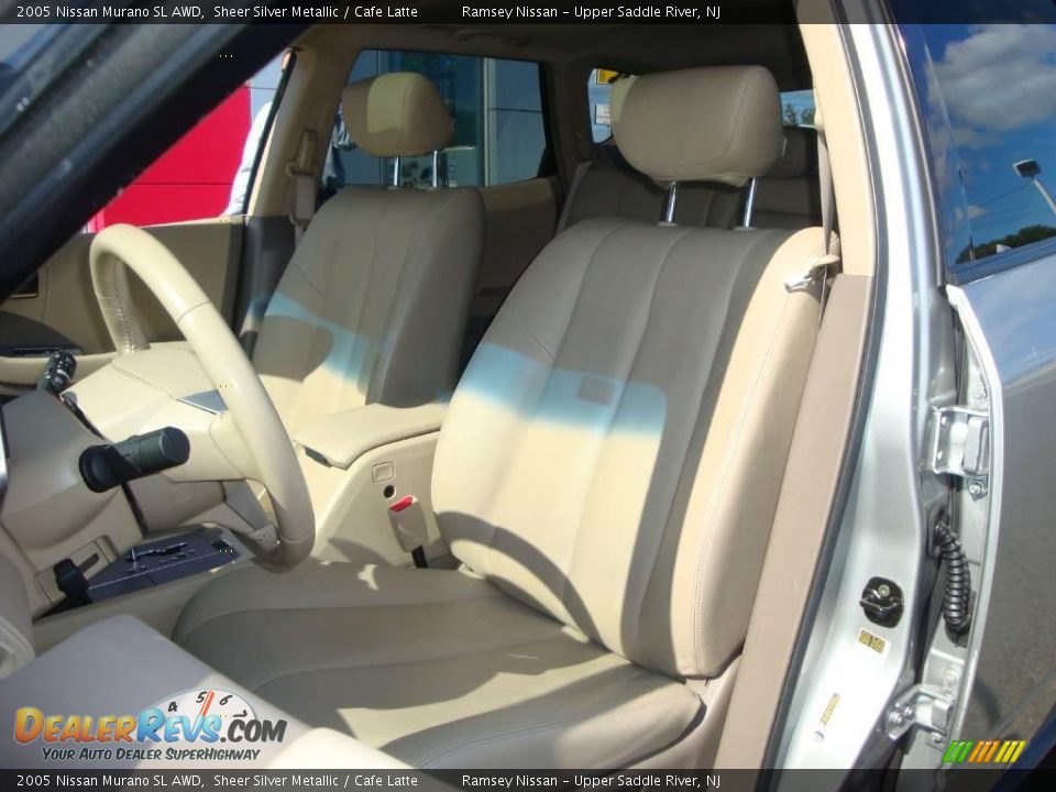 2005 Nissan Murano SL AWD Sheer Silver Metallic / Cafe Latte Photo #31
