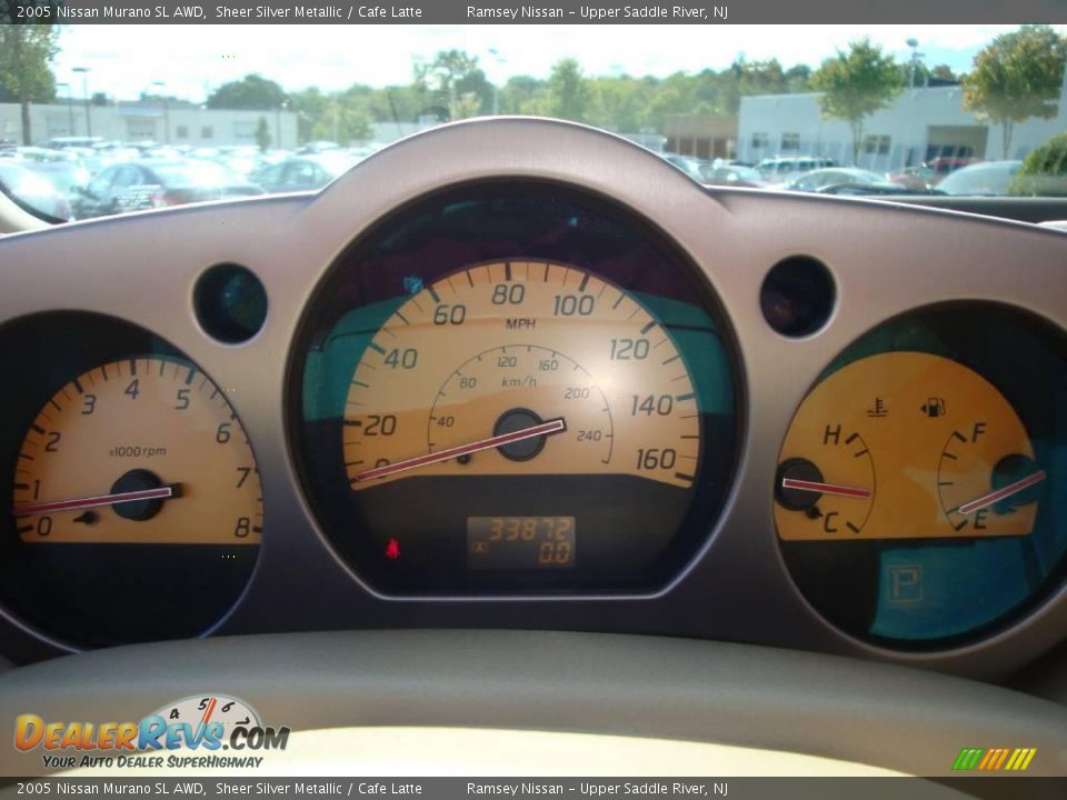 2005 Nissan Murano SL AWD Sheer Silver Metallic / Cafe Latte Photo #34