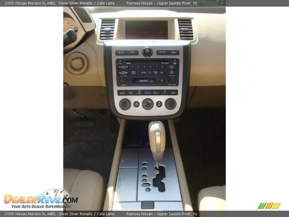 2005 Nissan Murano SL AWD Sheer Silver Metallic / Cafe Latte Photo #36