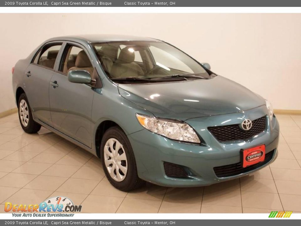 2009 Toyota Corolla LE Capri Sea Green Metallic / Bisque Photo #1