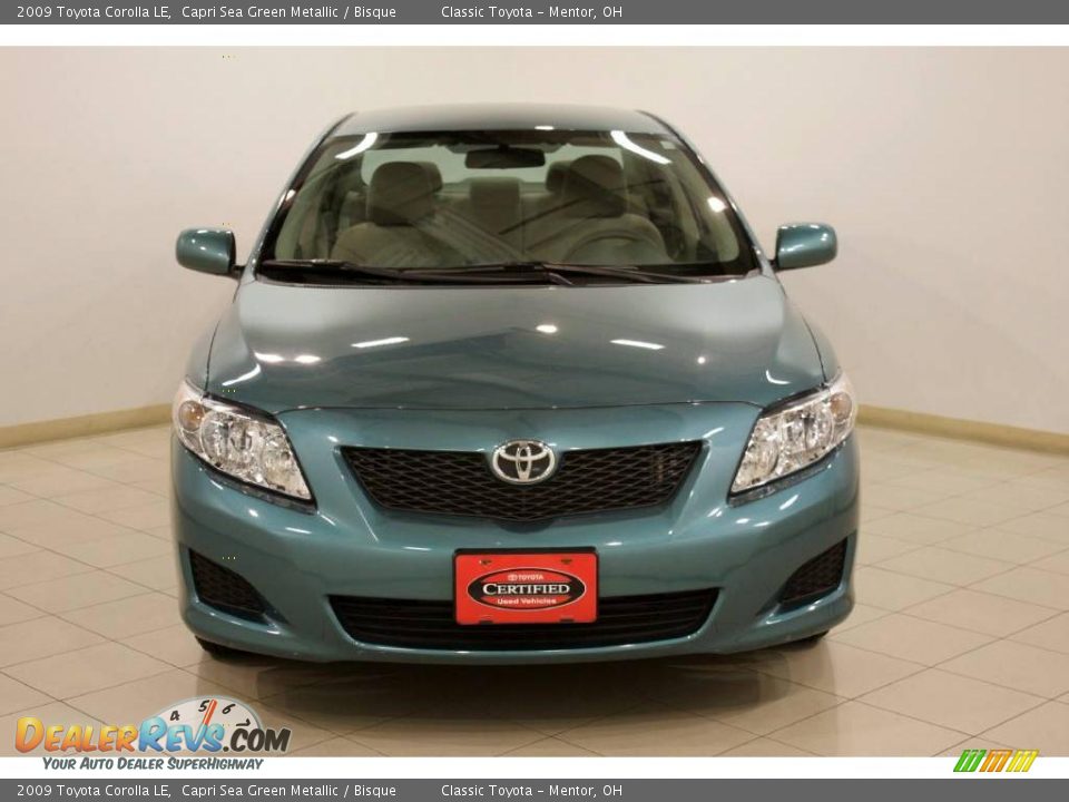 2009 Toyota Corolla LE Capri Sea Green Metallic / Bisque Photo #2