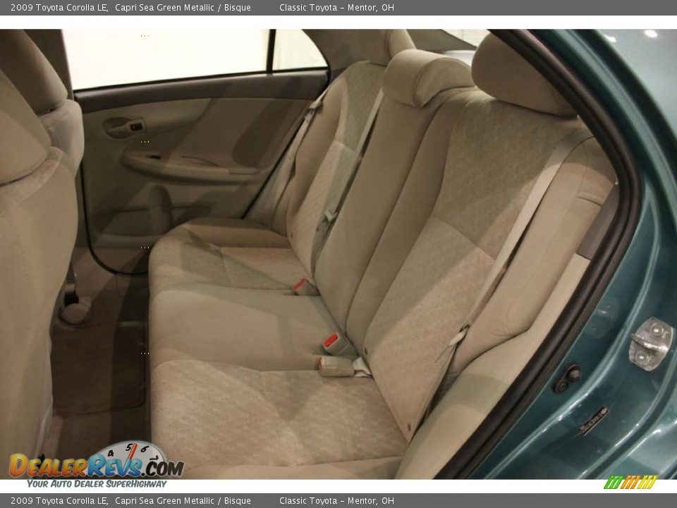 2009 Toyota Corolla LE Capri Sea Green Metallic / Bisque Photo #17