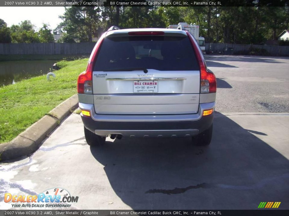 2007 Volvo XC90 3.2 AWD Silver Metallic / Graphite Photo #4