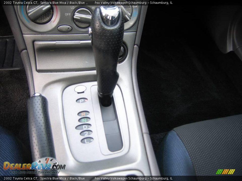 2002 Toyota Celica GT Spectra Blue Mica / Black/Blue Photo #13