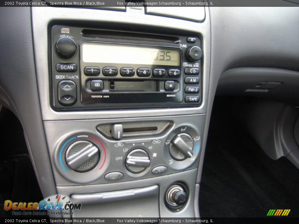 2002 Toyota Celica GT Spectra Blue Mica / Black/Blue Photo #14