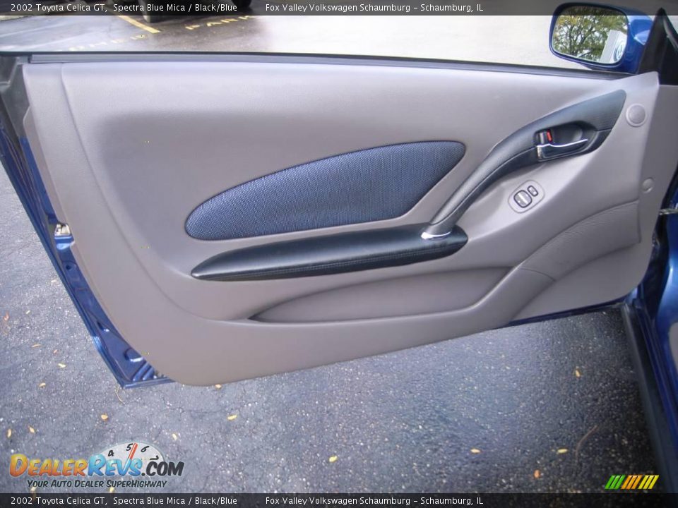 2002 Toyota Celica GT Spectra Blue Mica / Black/Blue Photo #18
