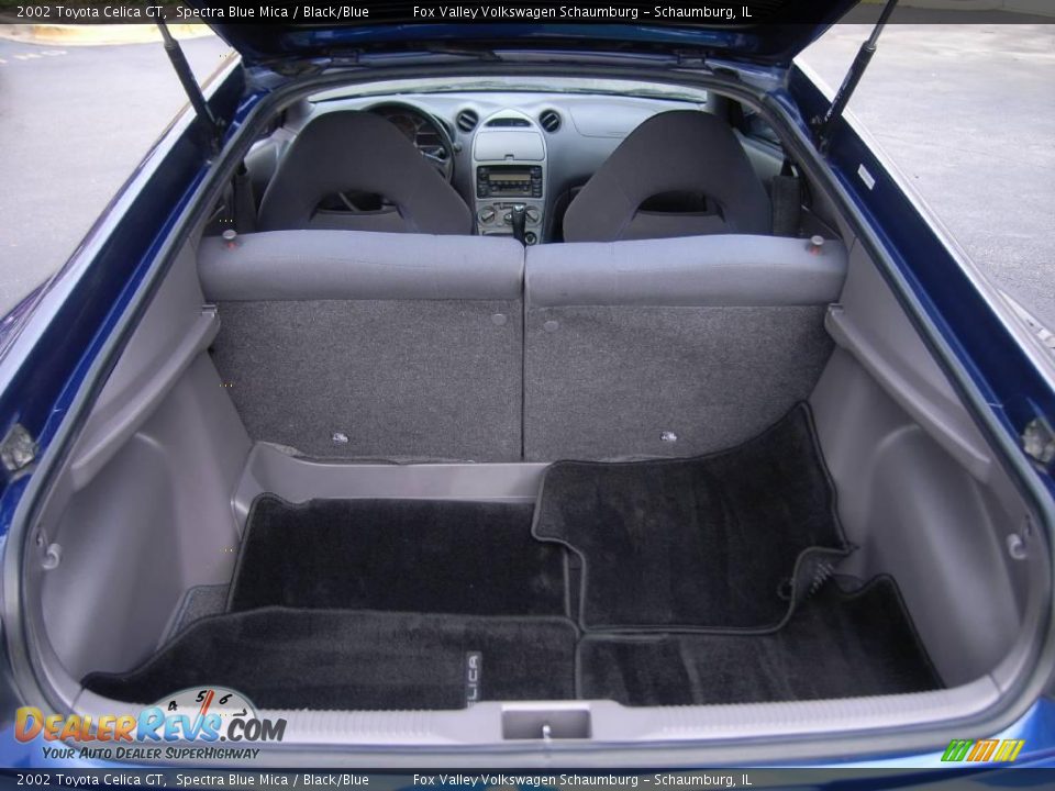 2002 Toyota Celica GT Spectra Blue Mica / Black/Blue Photo #26