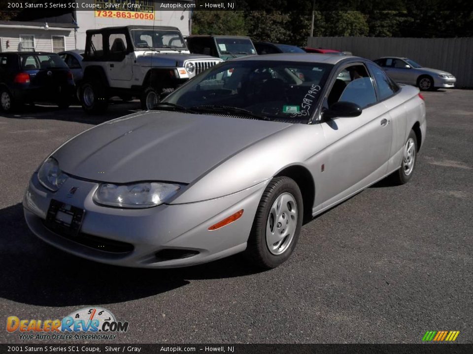 2001 Saturn S Series SC1 Coupe Silver / Gray Photo #2