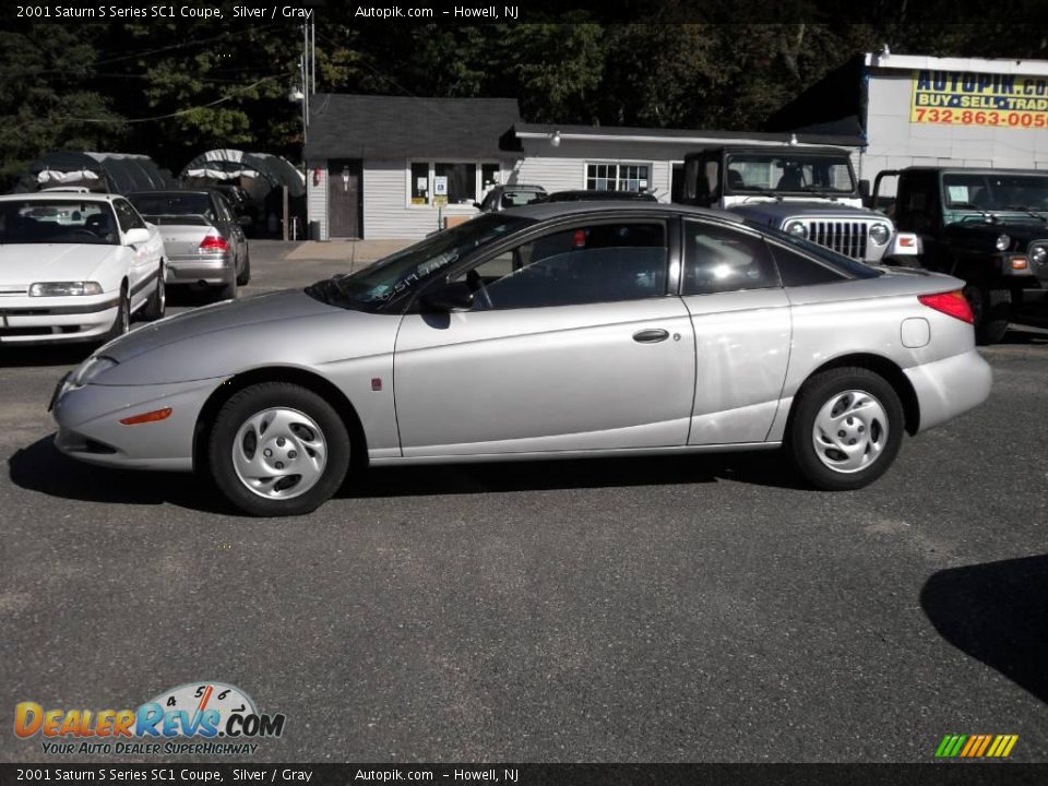 2001 Saturn S Series SC1 Coupe Silver / Gray Photo #3