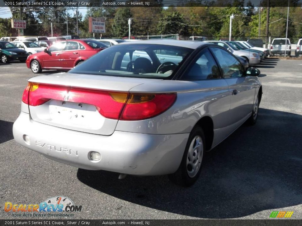 2001 Saturn S Series SC1 Coupe Silver / Gray Photo #6