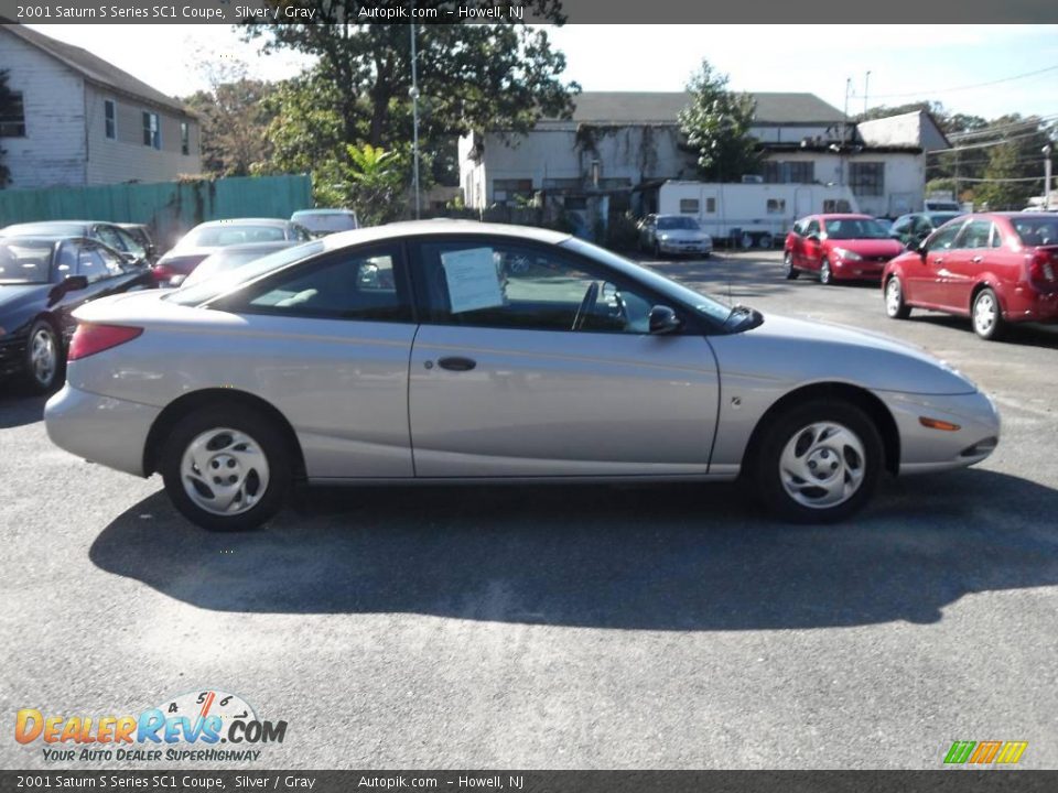 2001 Saturn S Series SC1 Coupe Silver / Gray Photo #7