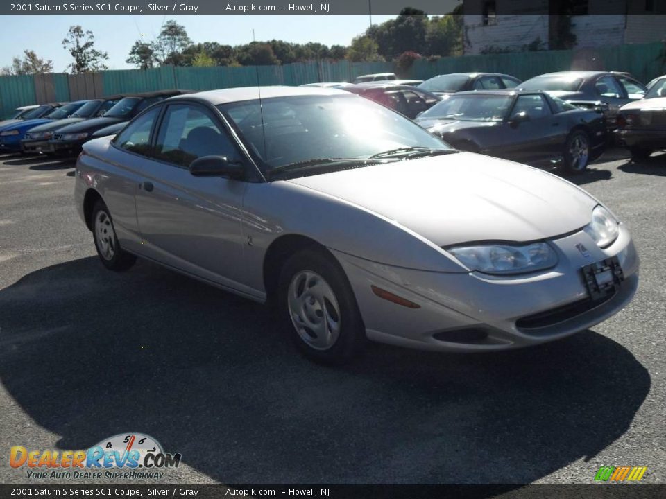 2001 Saturn S Series SC1 Coupe Silver / Gray Photo #8