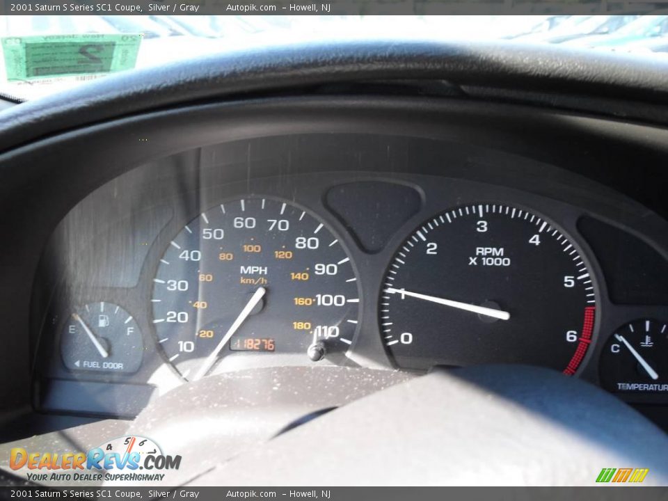 2001 Saturn S Series SC1 Coupe Silver / Gray Photo #14