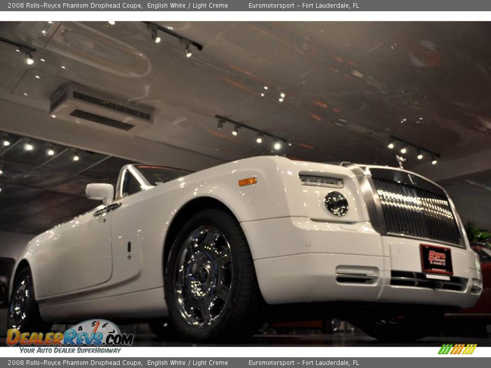 2008 Rolls-Royce Phantom Drophead Coupe English White / Light Creme Photo #1