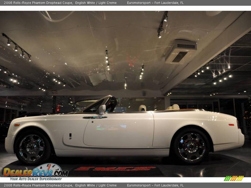 2008 Rolls-Royce Phantom Drophead Coupe English White / Light Creme Photo #4