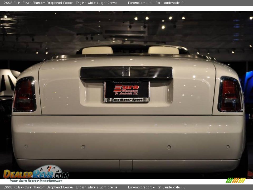 2008 Rolls-Royce Phantom Drophead Coupe English White / Light Creme Photo #6