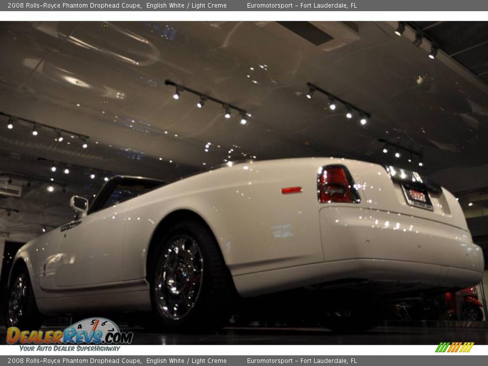 2008 Rolls-Royce Phantom Drophead Coupe English White / Light Creme Photo #7