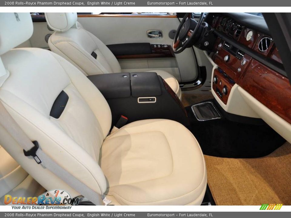 2008 Rolls-Royce Phantom Drophead Coupe English White / Light Creme Photo #8