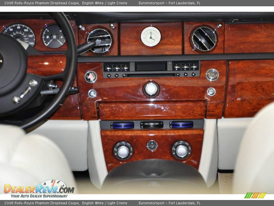 2008 Rolls-Royce Phantom Drophead Coupe English White / Light Creme Photo #15