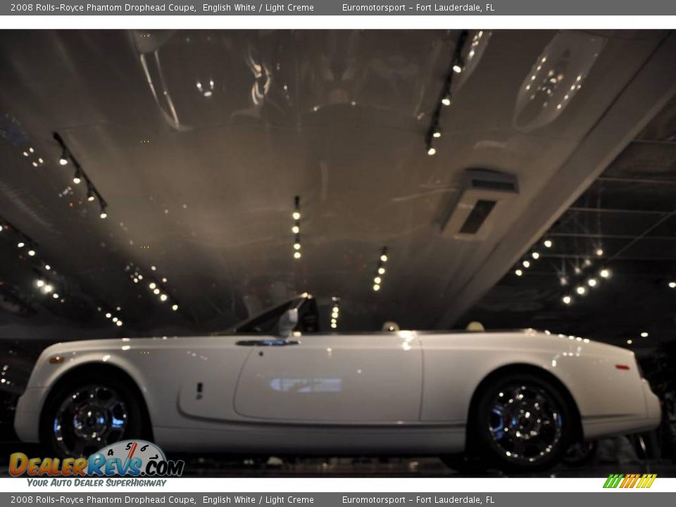 2008 Rolls-Royce Phantom Drophead Coupe English White / Light Creme Photo #16