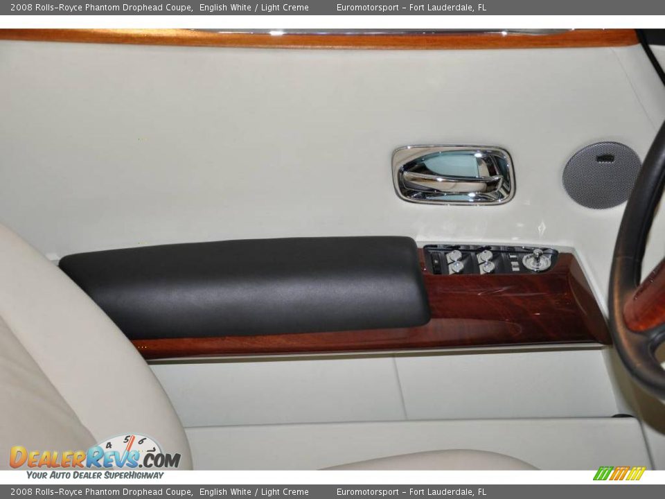 2008 Rolls-Royce Phantom Drophead Coupe English White / Light Creme Photo #18