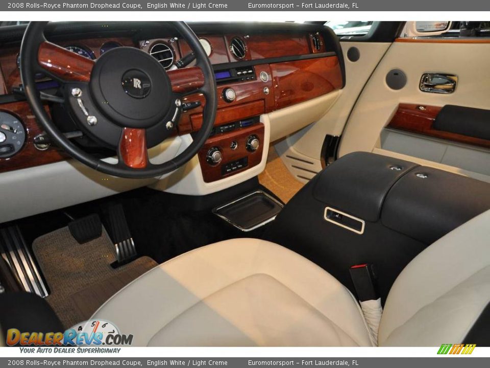 2008 Rolls-Royce Phantom Drophead Coupe English White / Light Creme Photo #21