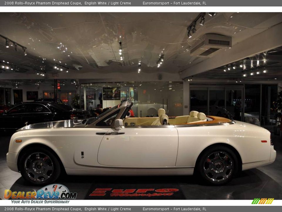 2008 Rolls-Royce Phantom Drophead Coupe English White / Light Creme Photo #22