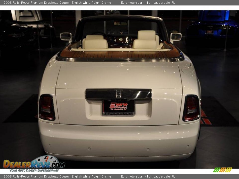 2008 Rolls-Royce Phantom Drophead Coupe English White / Light Creme Photo #24