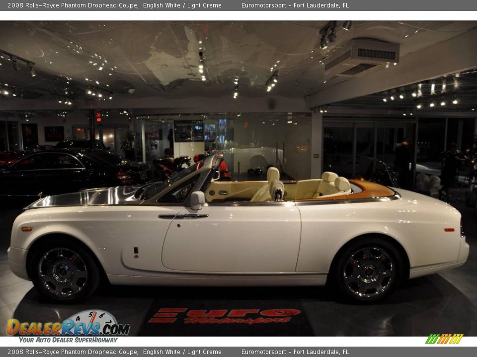 2008 Rolls-Royce Phantom Drophead Coupe English White / Light Creme Photo #27
