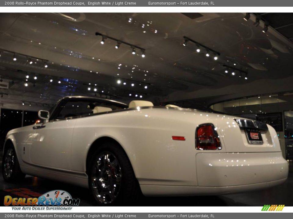 2008 Rolls-Royce Phantom Drophead Coupe English White / Light Creme Photo #28