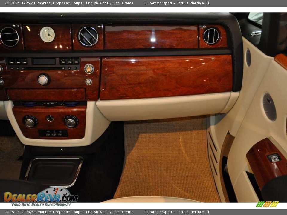 2008 Rolls-Royce Phantom Drophead Coupe English White / Light Creme Photo #30