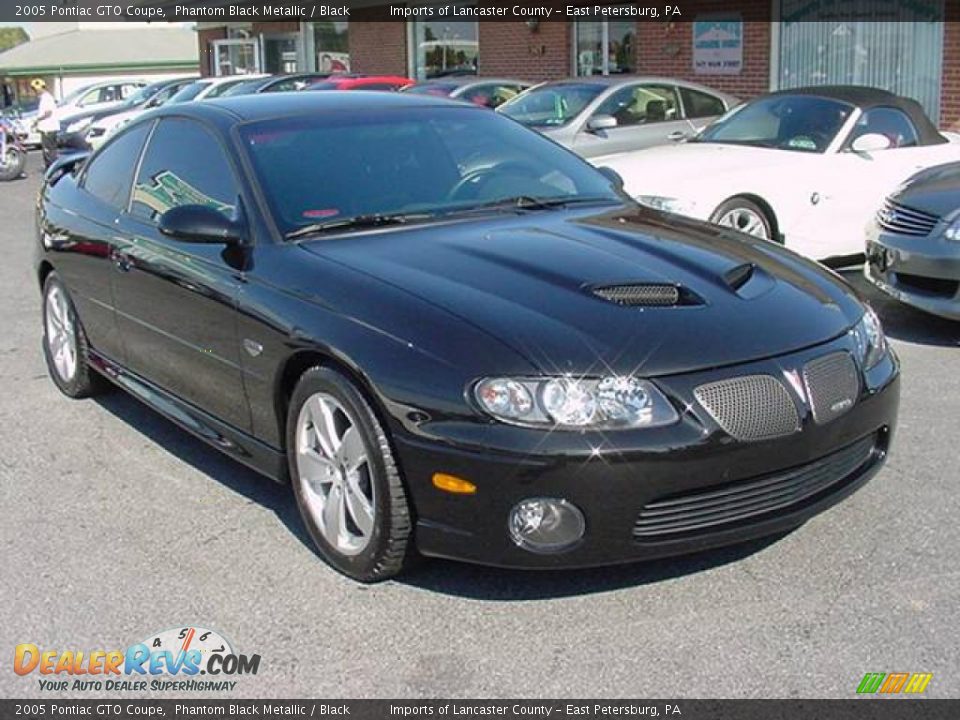 2005 Pontiac GTO Coupe Phantom Black Metallic / Black Photo #1