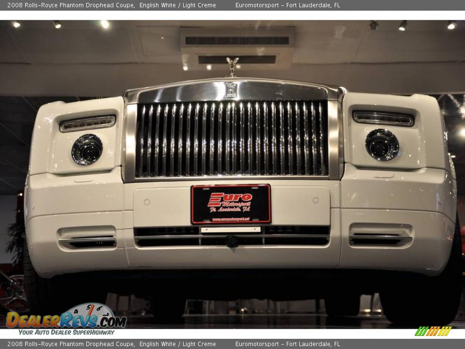 2008 Rolls-Royce Phantom Drophead Coupe English White / Light Creme Photo #31