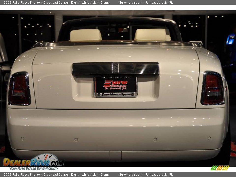 2008 Rolls-Royce Phantom Drophead Coupe English White / Light Creme Photo #32