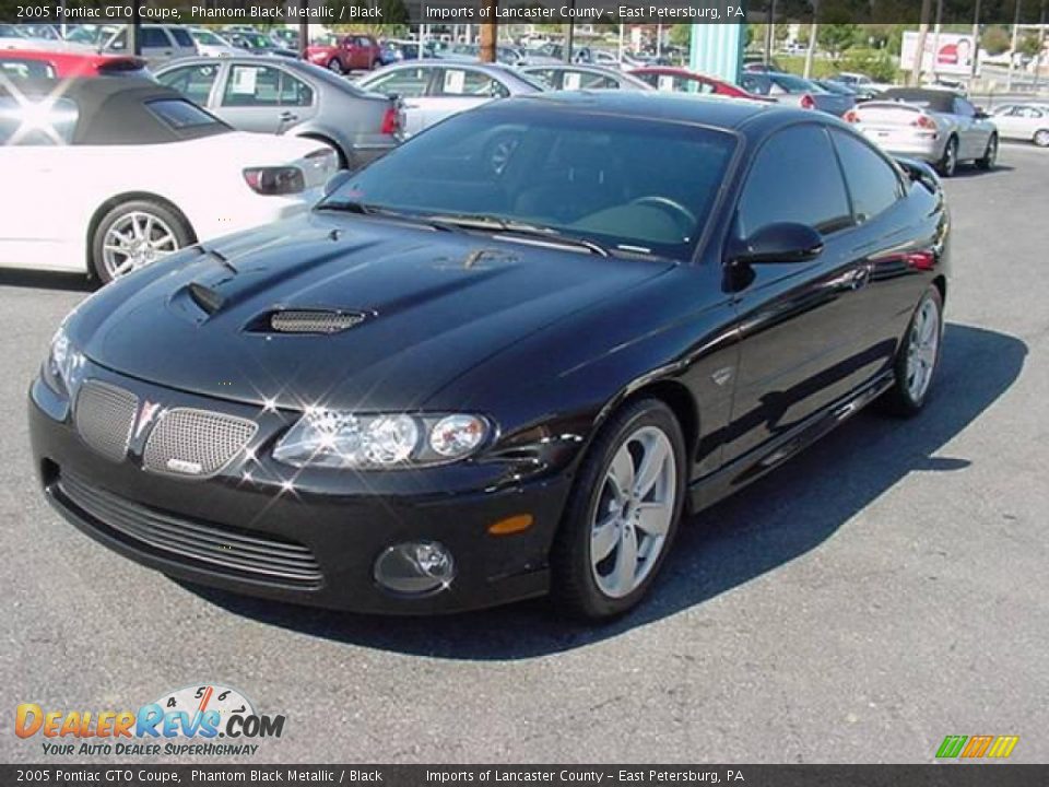 2005 Pontiac GTO Coupe Phantom Black Metallic / Black Photo #3