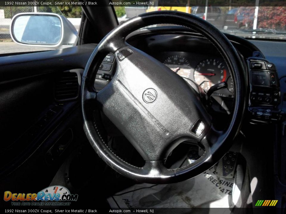 1992 Nissan 300ZX Coupe Silver Ice Metallic / Black Photo #12