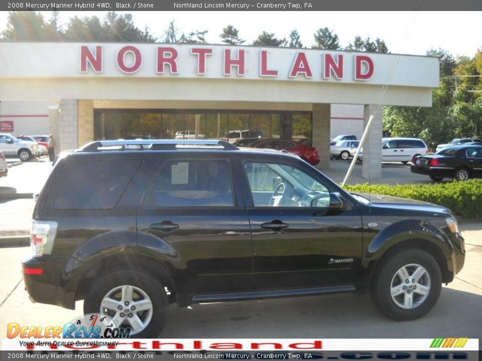 2008 Mercury Mariner Hybrid 4WD Black / Stone Photo #1