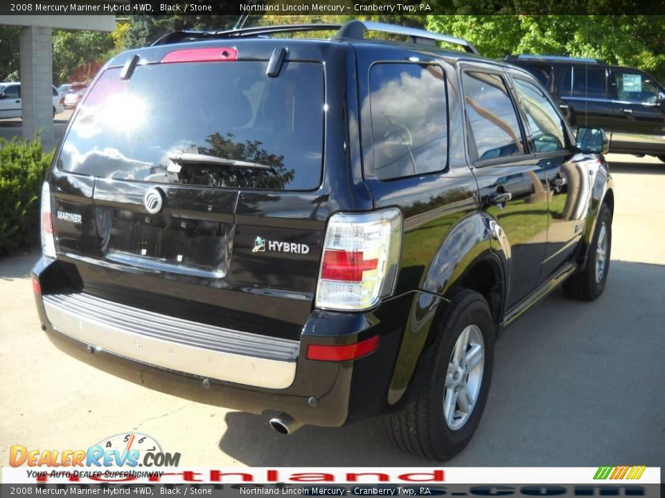 2008 Mercury Mariner Hybrid 4WD Black / Stone Photo #2