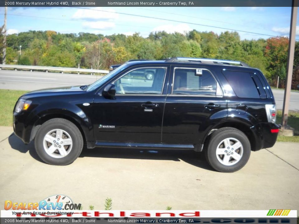 2008 Mercury Mariner Hybrid 4WD Black / Stone Photo #5