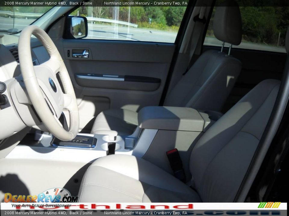 2008 Mercury Mariner Hybrid 4WD Black / Stone Photo #8