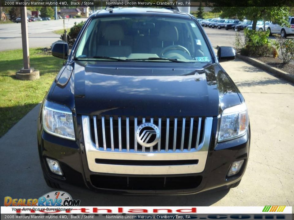2008 Mercury Mariner Hybrid 4WD Black / Stone Photo #14