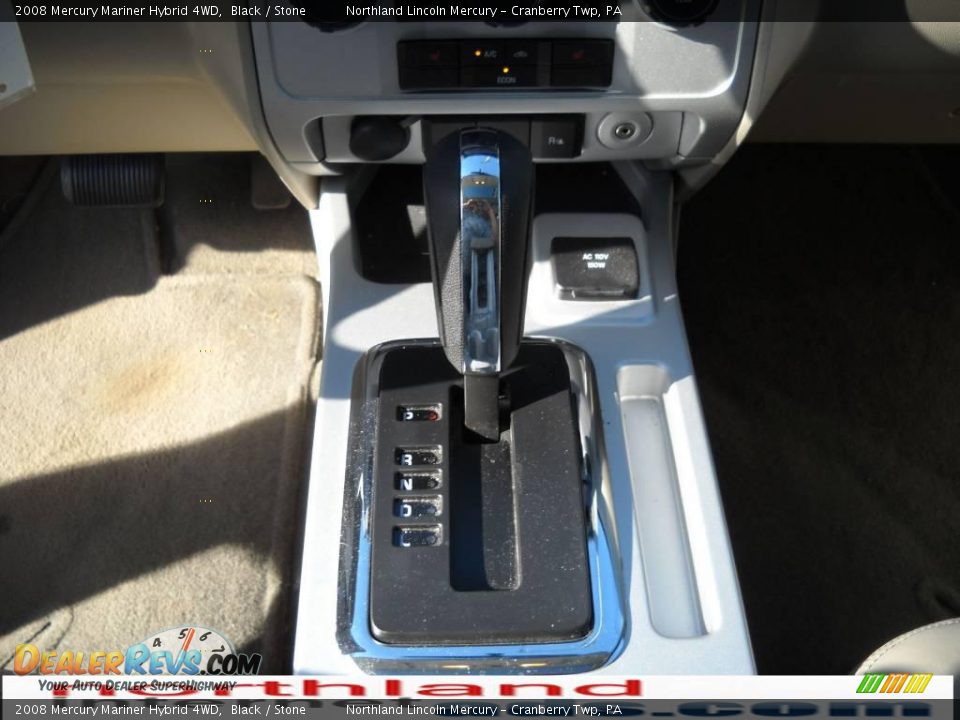 2008 Mercury Mariner Hybrid 4WD Black / Stone Photo #18