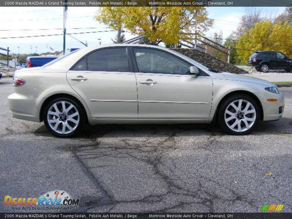 2006 Mazda MAZDA6 s Grand Touring Sedan Pebble Ash Metallic / Beige Photo #6