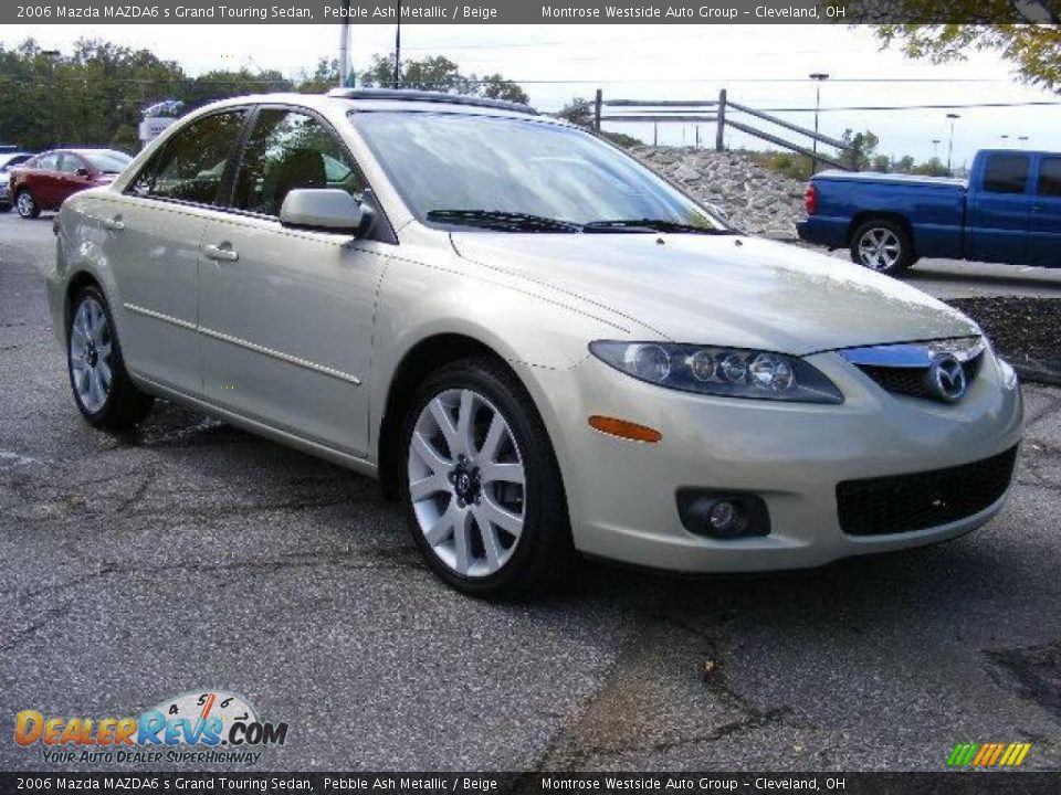2006 Mazda MAZDA6 s Grand Touring Sedan Pebble Ash Metallic / Beige Photo #7