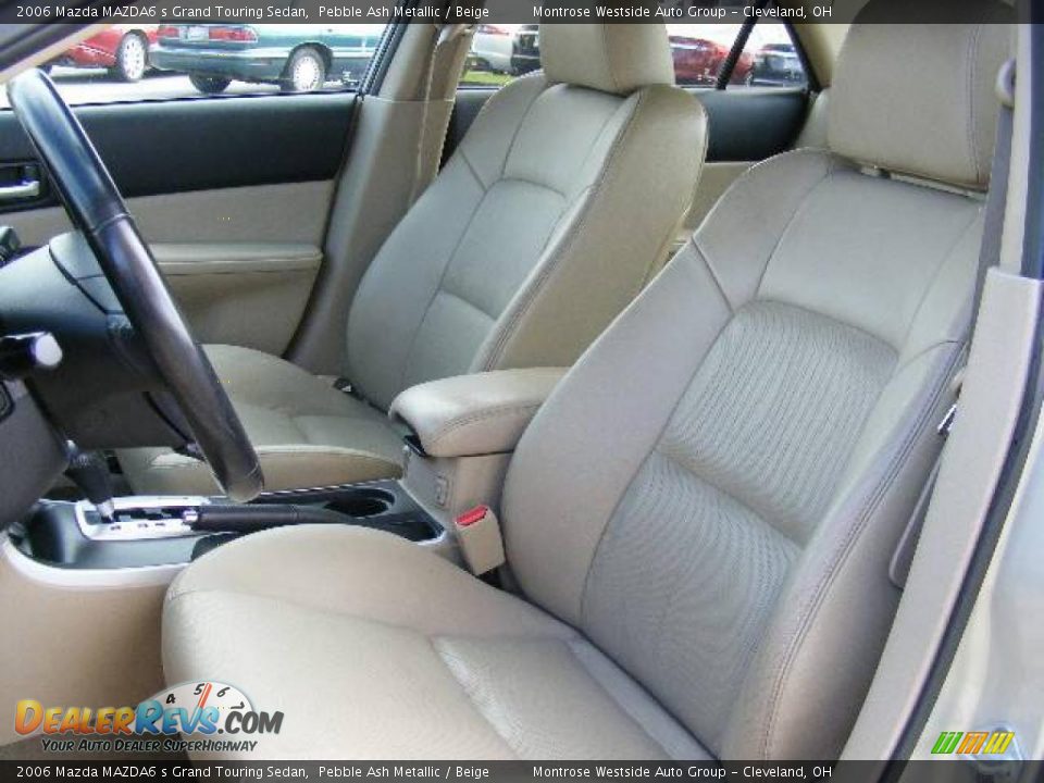 2006 Mazda MAZDA6 s Grand Touring Sedan Pebble Ash Metallic / Beige Photo #9